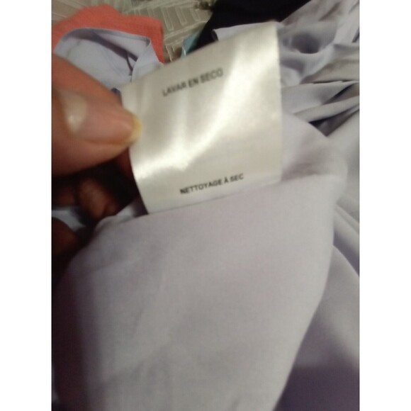 Gal Meets Glam Seraphina Bodice Midi Dress Lavender Size 8. Short Sleeve V-Neck - Picture 7 of 16